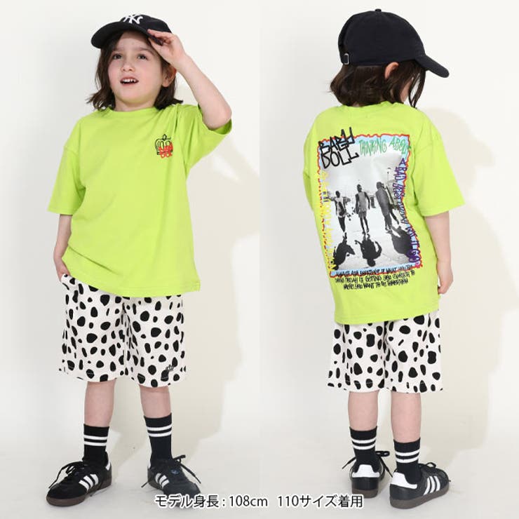 親子お揃い 転写グラフィックBIGTシャツ 0391K | BABYDOLL | 詳細画像2 