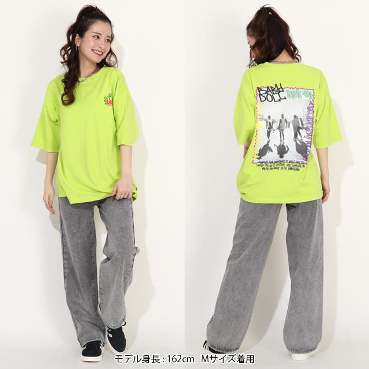 親子お揃い 転写グラフィックBIGTシャツ 0391A | BABYDOLL | 詳細画像2 