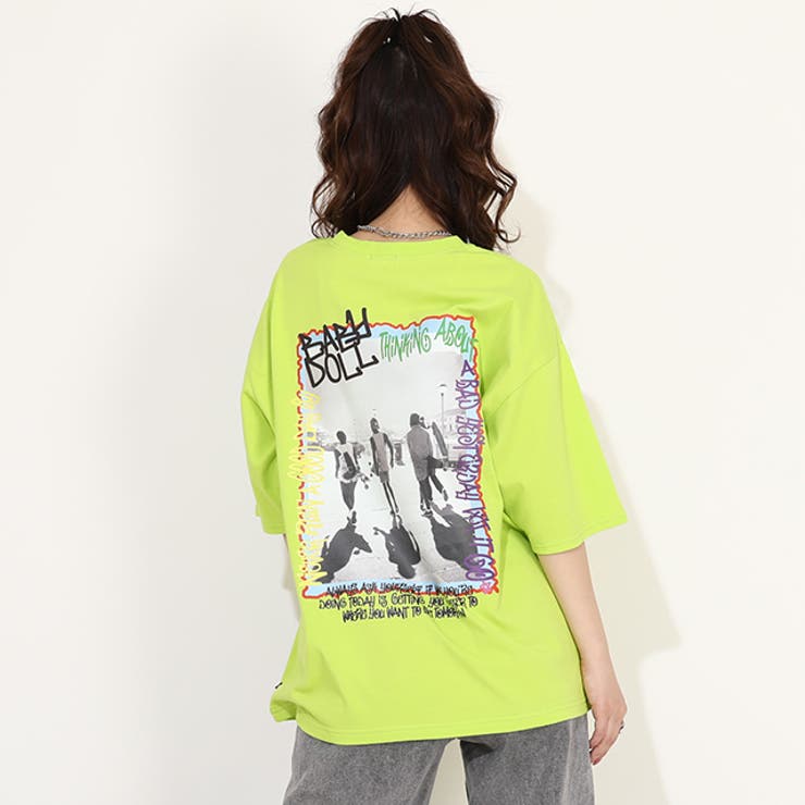 親子お揃い 転写グラフィックBIGTシャツ 0391A | BABYDOLL | 詳細画像8 