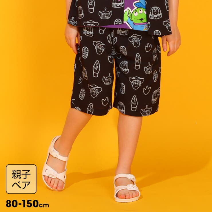 親子お揃い ディズニー トイ・ストーリー 総柄ハーフパンツ 0398K | BABYDOLL | 詳細画像1 