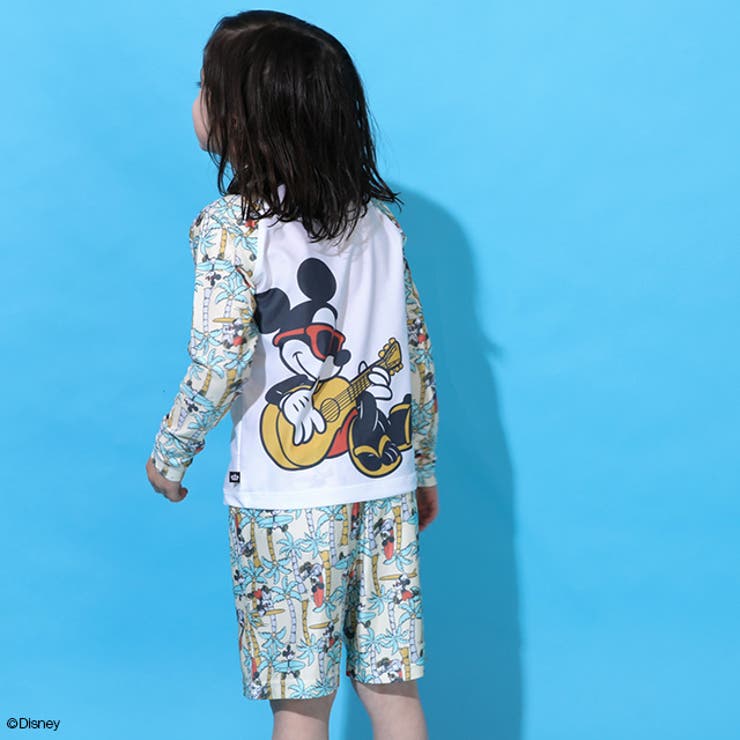 【別倉庫からの配送】 ディズニー ミッキー ラッシュガード 0438K (ボトムス別売り セット、まとめ売り