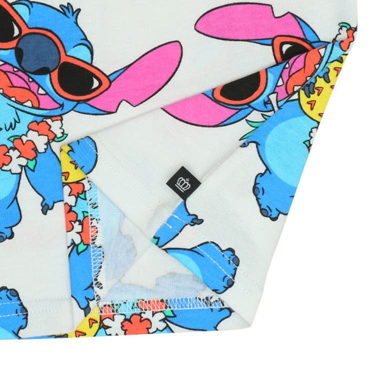 ディズニー 総柄 Tシャツ&ハーフパンツ セットアップ 0482K[品番