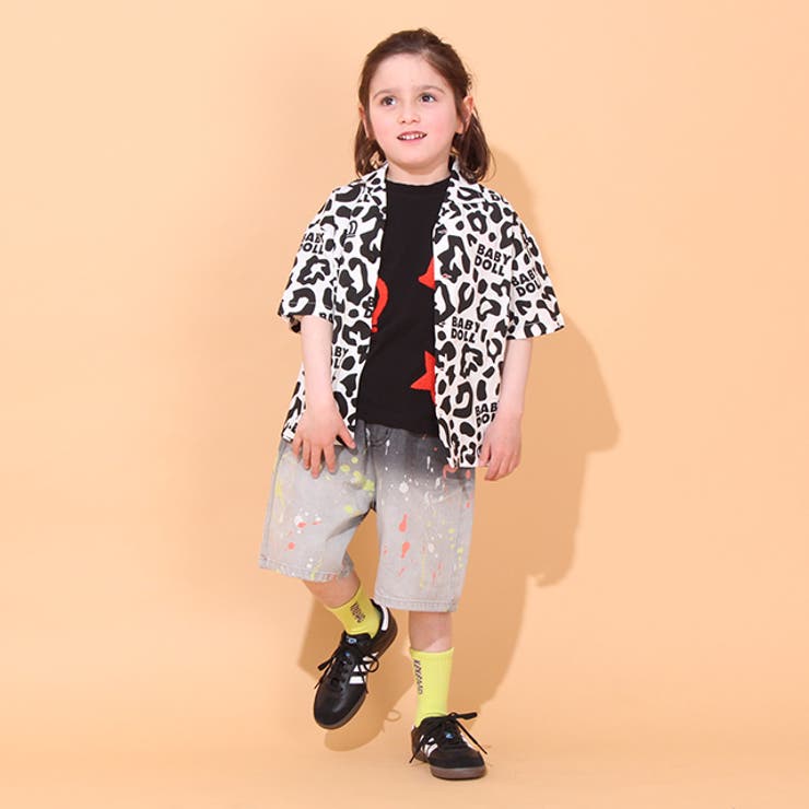 ペイントデニムハーフパンツ 0485K | BABYDOLL | 詳細画像6 