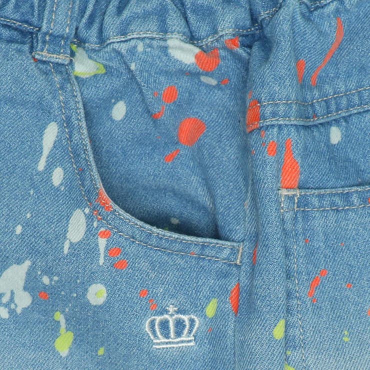 ペイントデニムハーフパンツ 0485K | BABYDOLL | 詳細画像15 