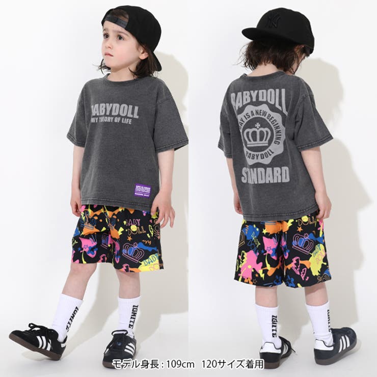 水陸両用総柄ハーフパンツ 0492K | BABYDOLL | 詳細画像2 