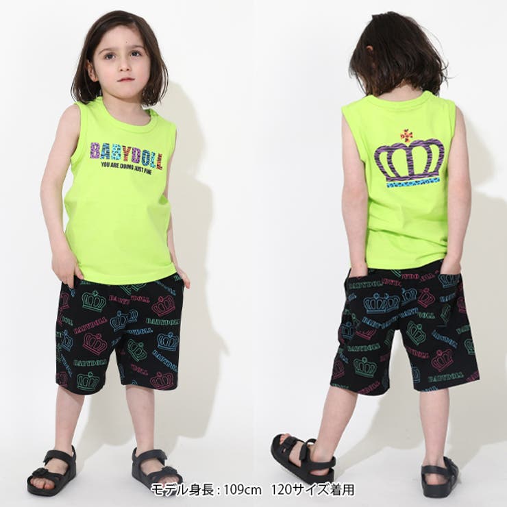 総柄ロゴハーフパンツ 0494K | BABYDOLL | 詳細画像2 