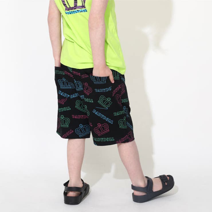 総柄ロゴハーフパンツ 0494K | BABYDOLL | 詳細画像4 