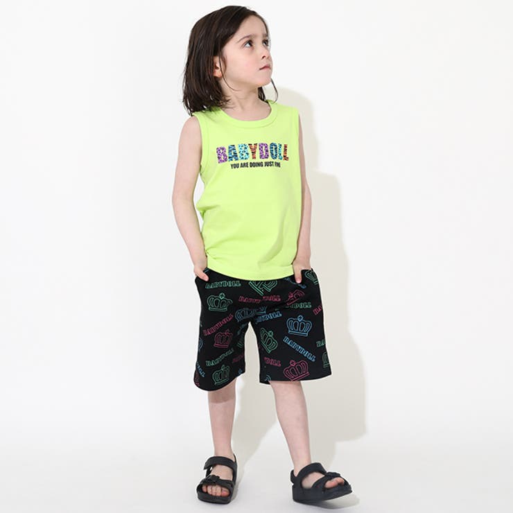 総柄ロゴハーフパンツ 0494K | BABYDOLL | 詳細画像5 