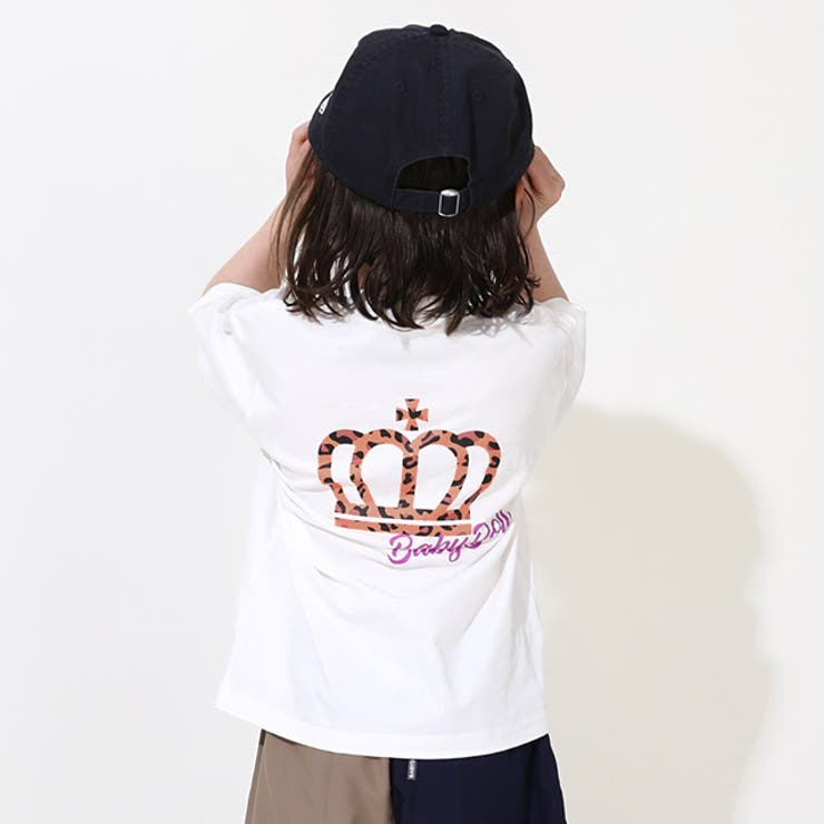 親子お揃い ヒョウ柄貼付ロゴTシャツ 0544K | BABYDOLL | 詳細画像6 