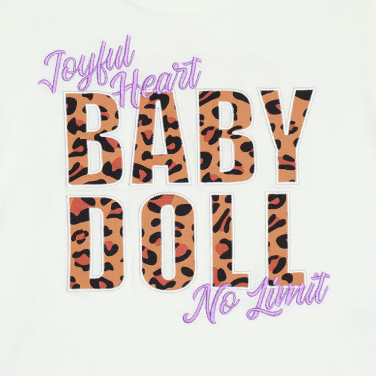 親子お揃い ヒョウ柄貼付ロゴTシャツ 0544K | BABYDOLL | 詳細画像10 