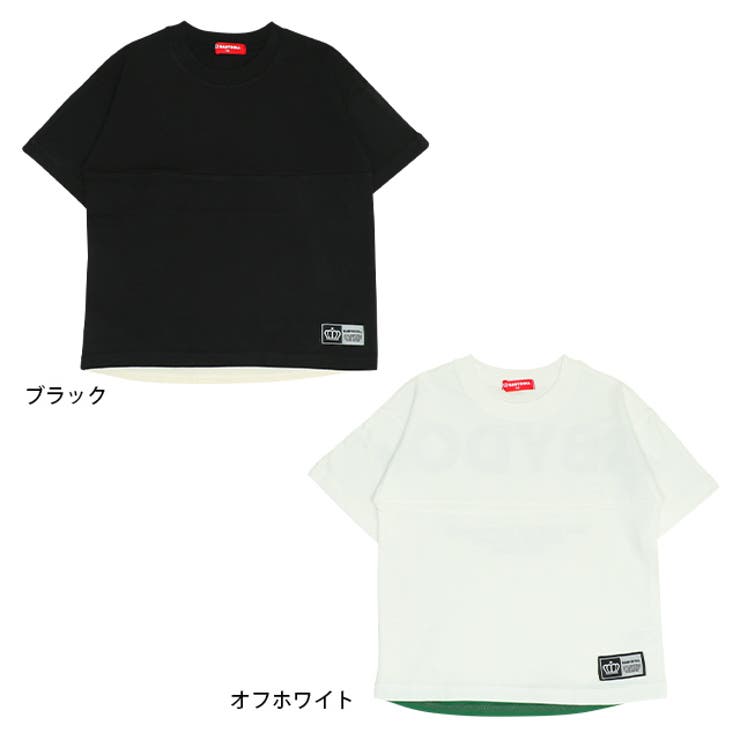 親子お揃い バックロゴレイヤードTシャツ 0545K | BABYDOLL | 詳細画像14 