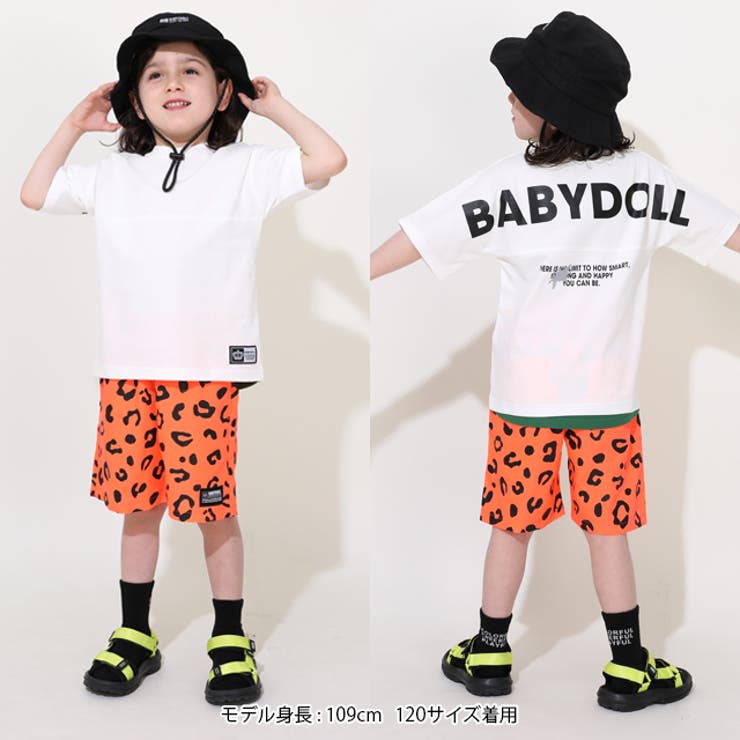 親子お揃い バックロゴレイヤードTシャツ 0545K | BABYDOLL | 詳細画像2 