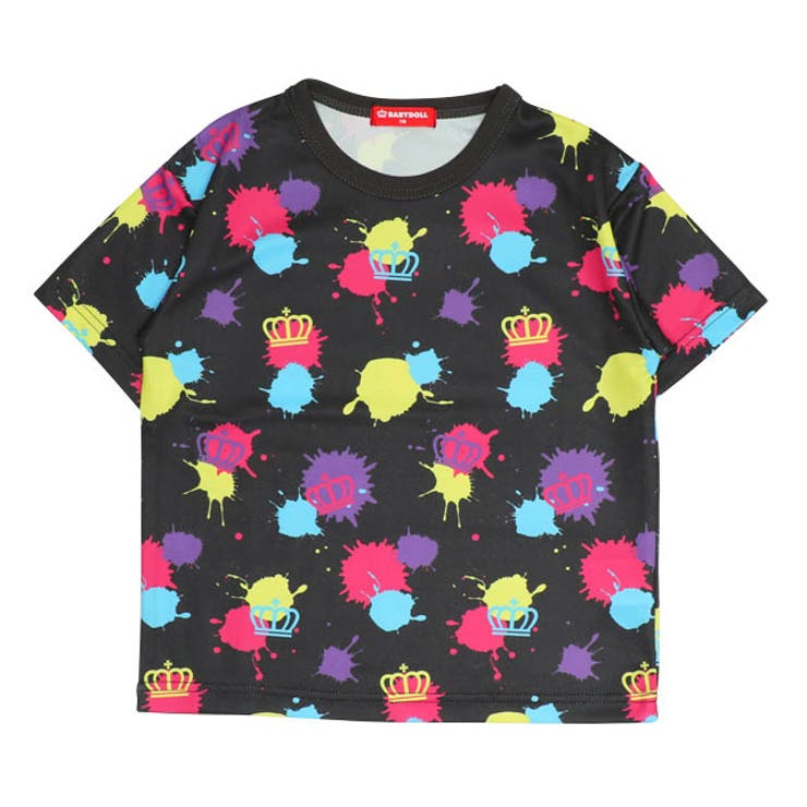 インク | 【軽量速乾】総柄メッシュTシャツ 0572K | BABYDOLL