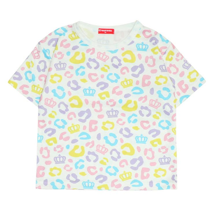 ヒョウ | 【軽量速乾】総柄メッシュTシャツ 0572K | BABYDOLL