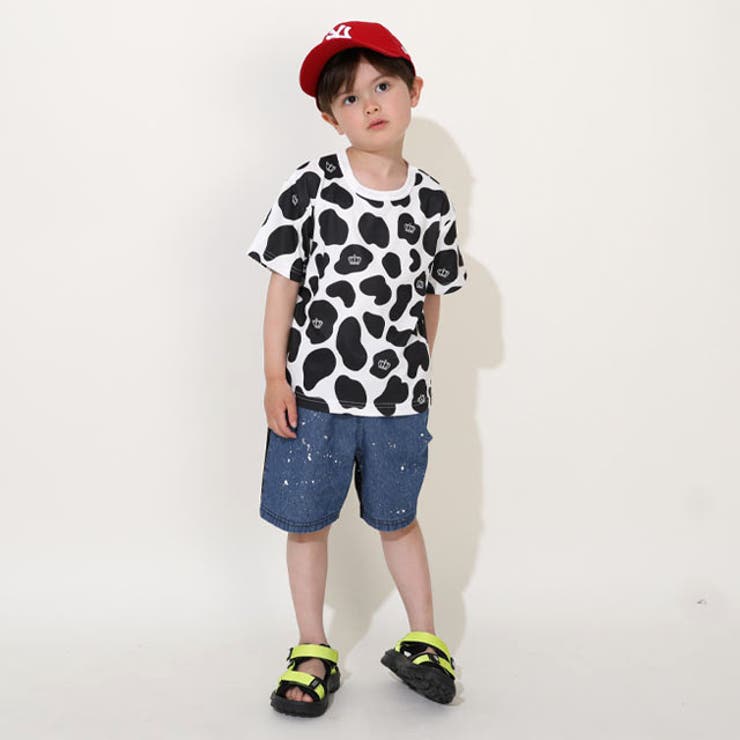 【軽量速乾】総柄メッシュTシャツ 0572K | BABYDOLL | 詳細画像10 