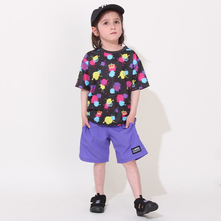 【軽量速乾】総柄メッシュTシャツ 0572K | BABYDOLL | 詳細画像5 