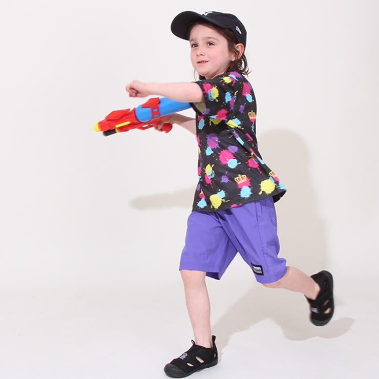 【軽量速乾】総柄メッシュTシャツ 0572K | BABYDOLL | 詳細画像6 