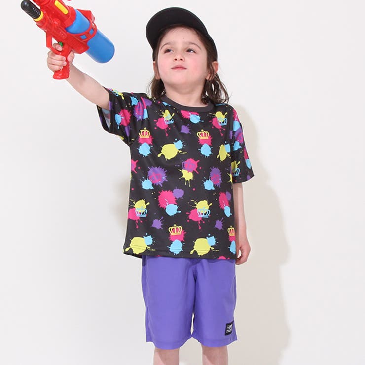 【軽量速乾】総柄メッシュTシャツ 0572K | BABYDOLL | 詳細画像7 