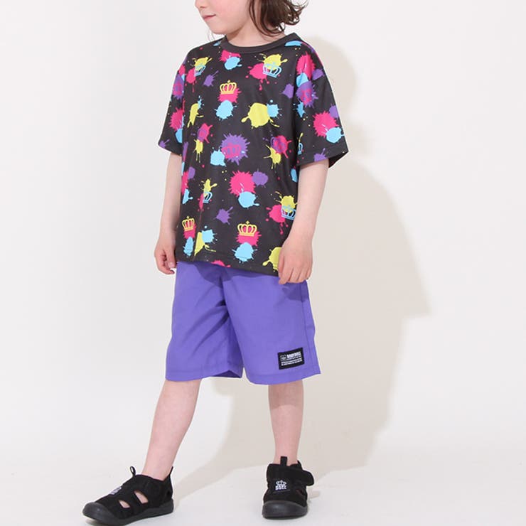 【軽量速乾】総柄メッシュTシャツ 0572K | BABYDOLL | 詳細画像8 