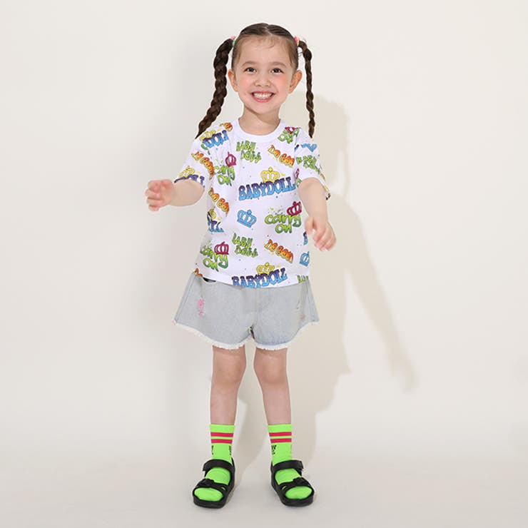 ネオン総柄Tシャツ 0585K | BABYDOLL | 詳細画像7 