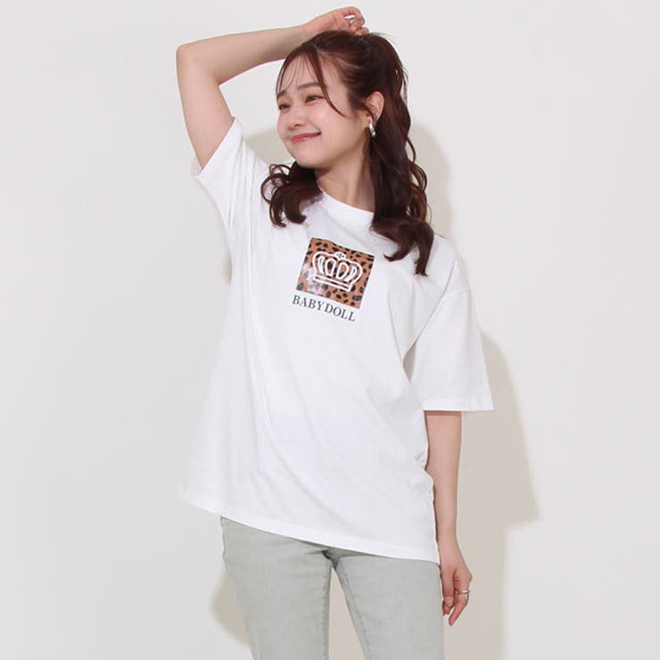 親子お揃い ヒョウ柄Tシャツ 0587A | BABYDOLL | 詳細画像7 