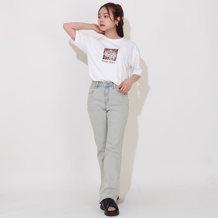 親子お揃い ヒョウ柄Tシャツ 0587A | BABYDOLL | 詳細画像8 