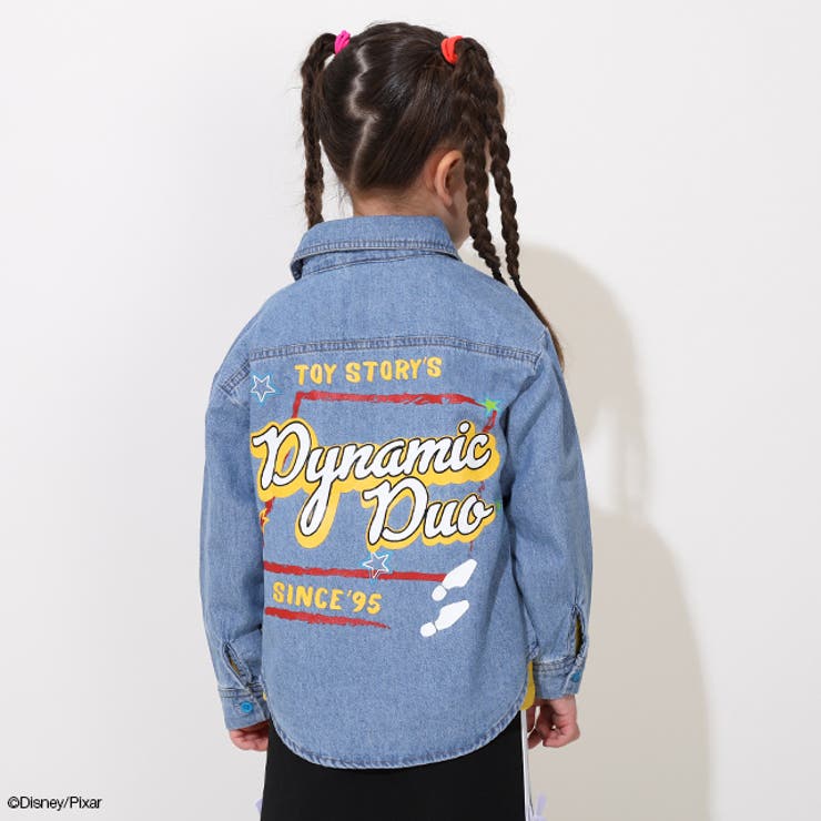 親子お揃い ディズニー トイ・ストーリー キャラクター刺繍シャツ 0732K | BABYDOLL | 詳細画像14 