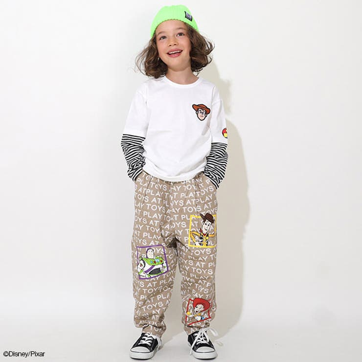 親子お揃い ディズニー トイ・ストーリー 重ね着風ロンT 0733K | BABYDOLL | 詳細画像2 