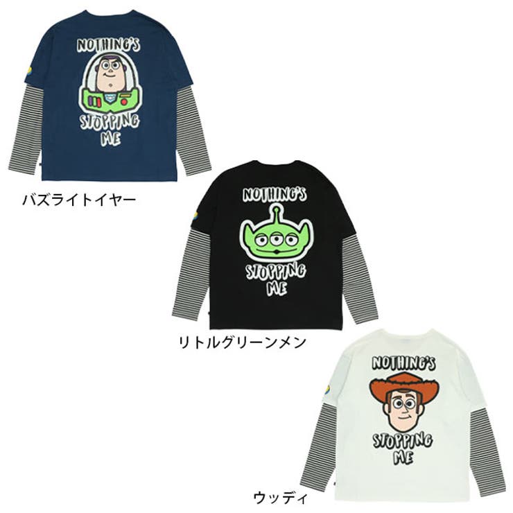 親子お揃い ディズニー トイ・ストーリー 重ね着風ロンT 0733A | BABYDOLL | 詳細画像9 