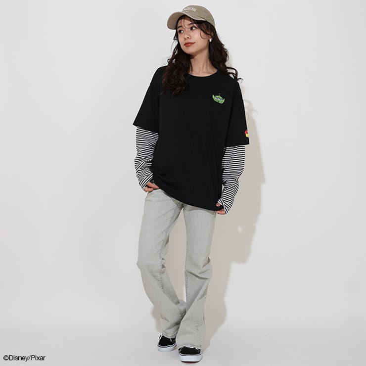 親子お揃い ディズニー トイ・ストーリー 重ね着風ロンT 0733A | BABYDOLL | 詳細画像5 