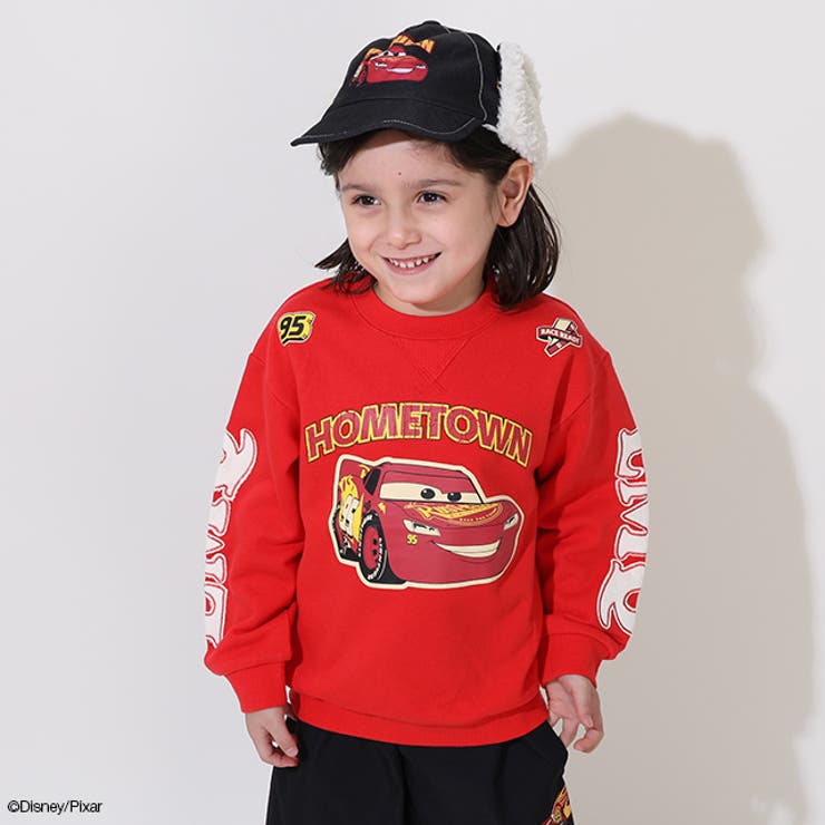 親子お揃い ディズニー カーズ 袖貼り付けトレーナー 0809K | BABYDOLL | 詳細画像5 
