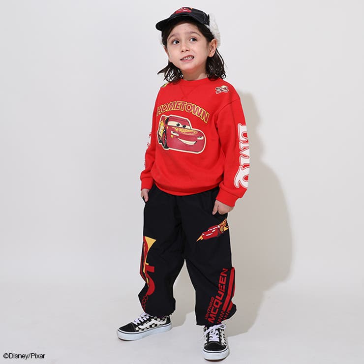親子お揃い ディズニー カーズ 袖貼り付けトレーナー 0809K | BABYDOLL | 詳細画像6 