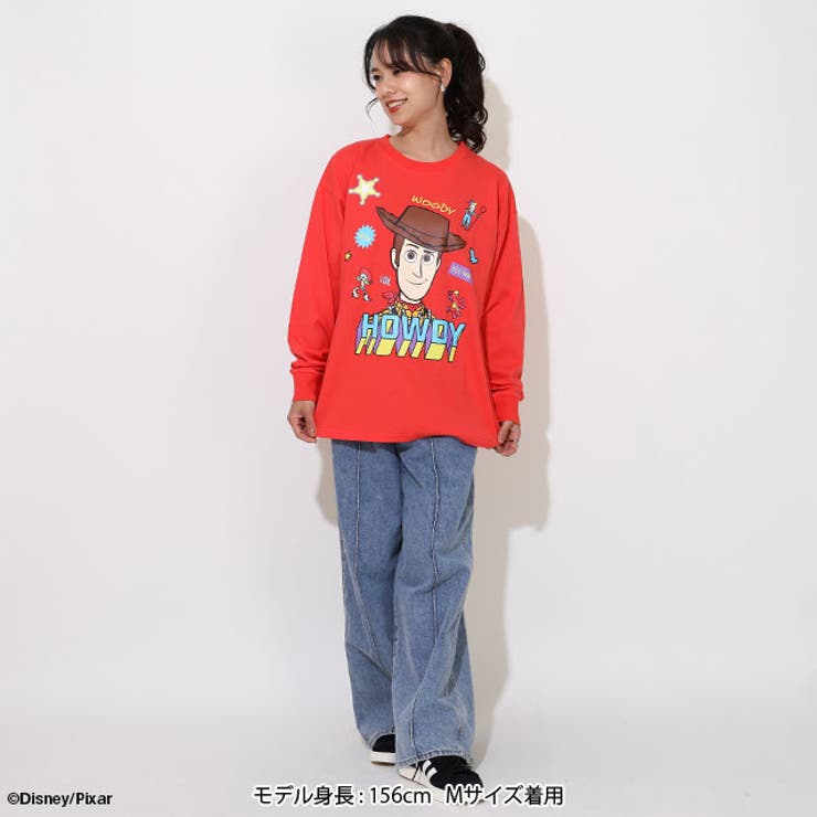 親子お揃い ディズニー トイ・ストーリー ポップキャラクターロンT 0826A | BABYDOLL | 詳細画像2 