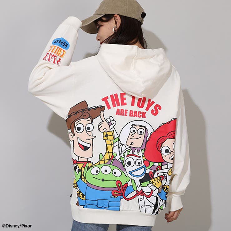 親子お揃い ディズニー トイ・ストーリー バックプリントパーカー 0831A | BABYDOLL | 詳細画像6 