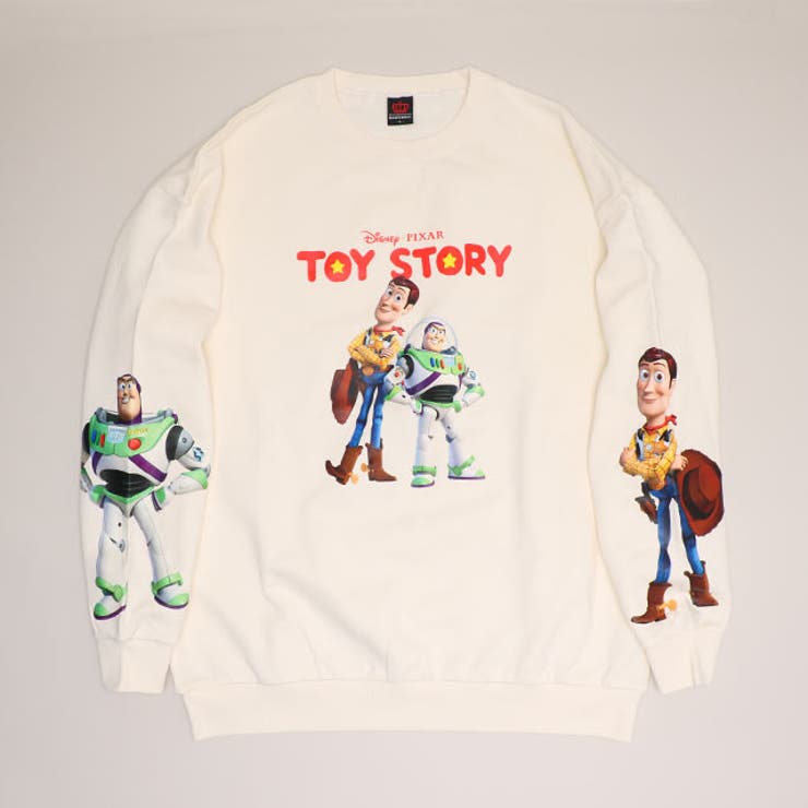 ホワイト | 親子お揃い ディズニー トイ・ストーリー 袖キャラクタートレーナー 0834A | BABYDOLL