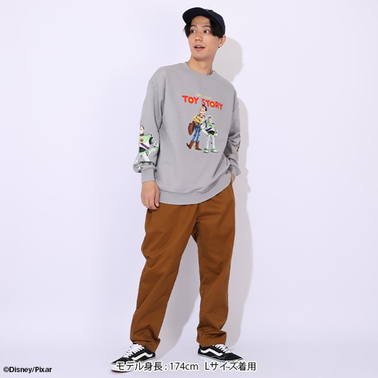 親子お揃い ディズニー トイ・ストーリー 袖キャラクタートレーナー 0834A | BABYDOLL | 詳細画像2 