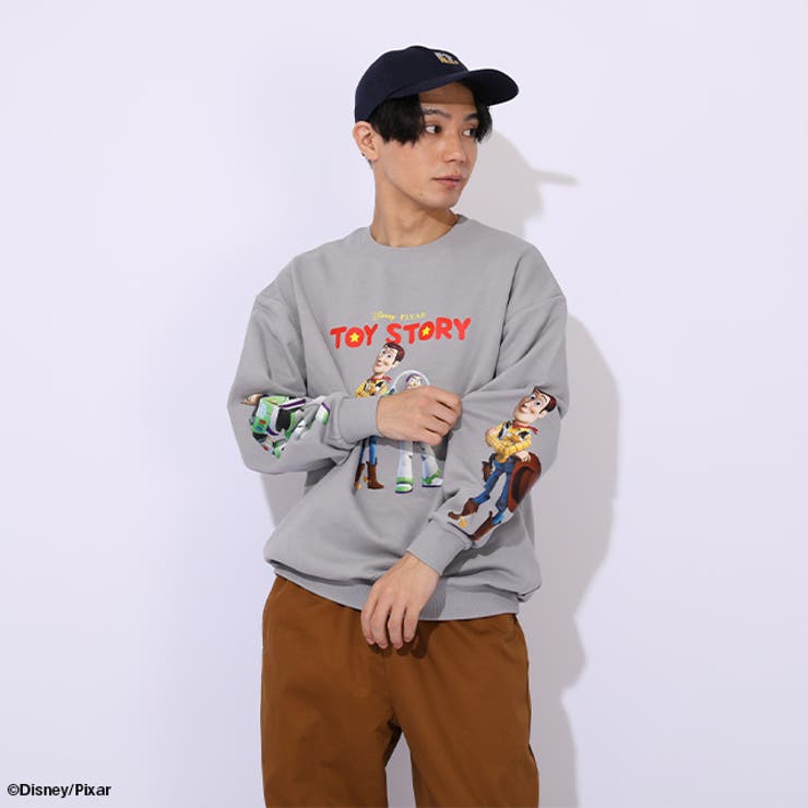 親子お揃い ディズニー トイ・ストーリー 袖キャラクタートレーナー 0834A | BABYDOLL | 詳細画像5 