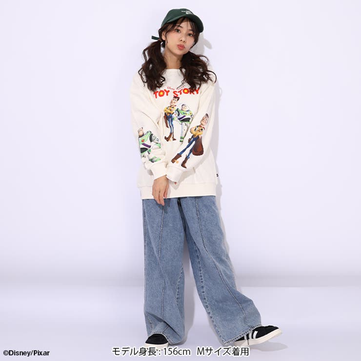 親子お揃い ディズニー トイ・ストーリー 袖キャラクタートレーナー 0834A | BABYDOLL | 詳細画像7 