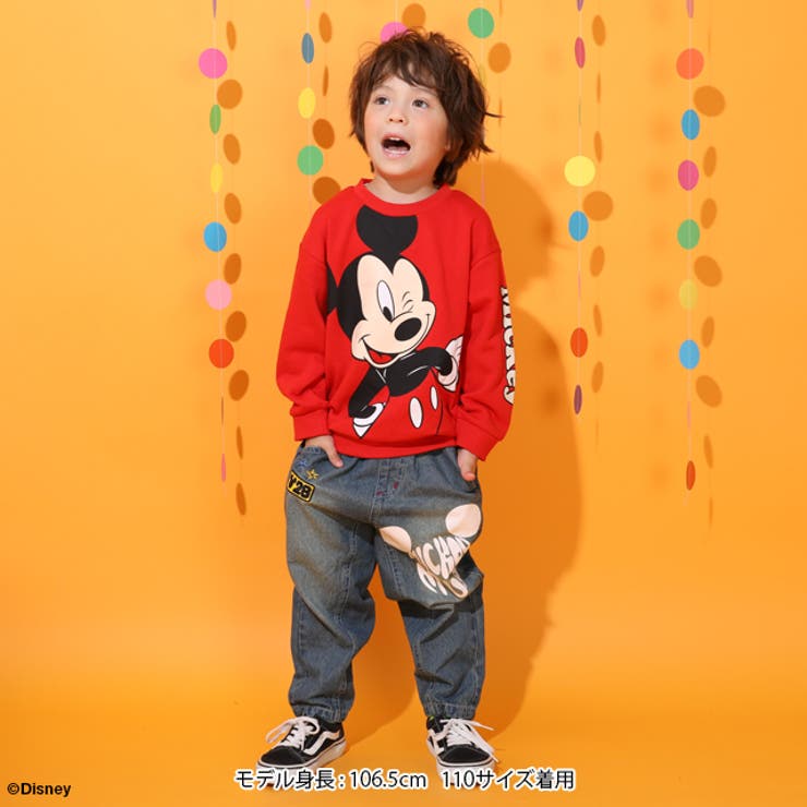 親子お揃い ディズニー BIGフェイストレーナー 0897K | BABYDOLL | 詳細画像10 