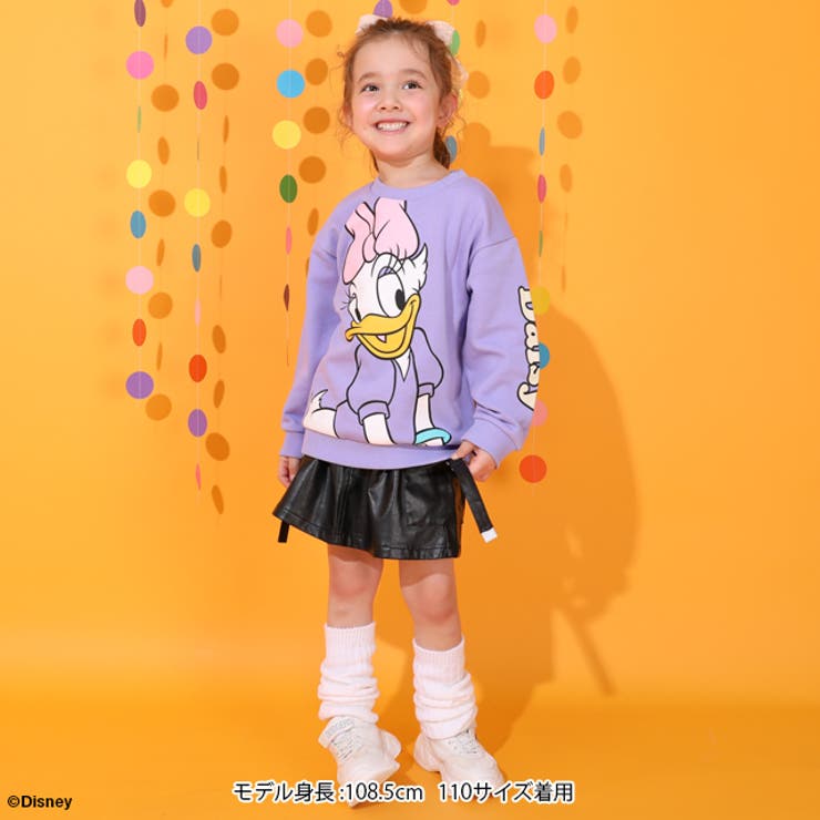 親子お揃い ディズニー BIGフェイストレーナー 0897K | BABYDOLL | 詳細画像15 