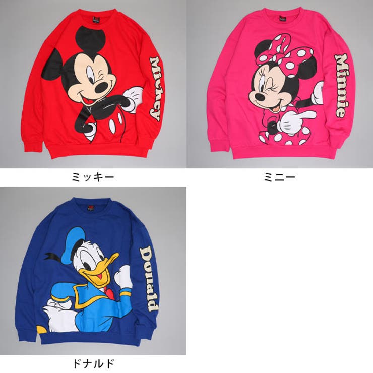 親子お揃い ディズニー BIGフェイストレーナー 0897A | BABYDOLL | 詳細画像14 