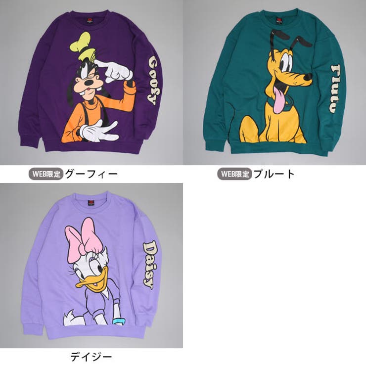 親子お揃い ディズニー BIGフェイストレーナー 0897A | BABYDOLL | 詳細画像15 