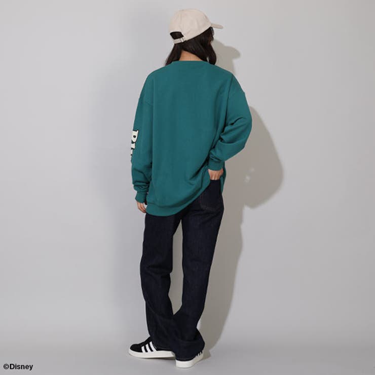 親子お揃い ディズニー BIGフェイストレーナー 0897A | BABYDOLL | 詳細画像11 