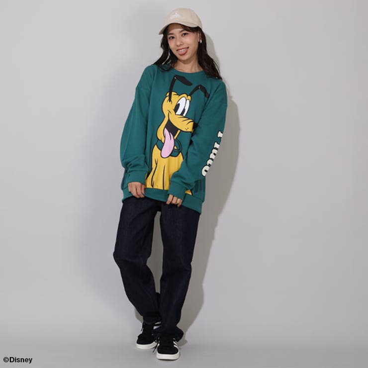 親子お揃い ディズニー BIGフェイストレーナー 0897A | BABYDOLL | 詳細画像12 