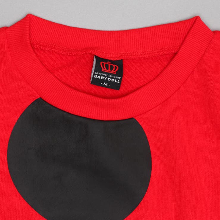 親子お揃い ディズニー BIGフェイストレーナー 0897A | BABYDOLL | 詳細画像16 