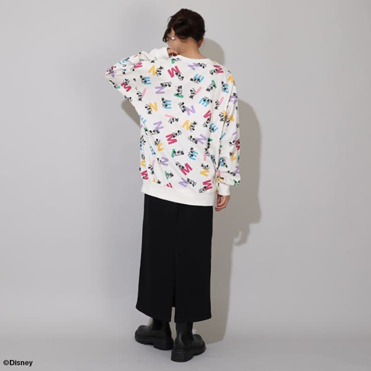 親子お揃い ディズニー カラフル総柄トレーナー 0906A | BABYDOLL | 詳細画像3 