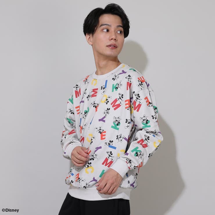 親子お揃い ディズニー カラフル総柄トレーナー 0906A | BABYDOLL | 詳細画像9 