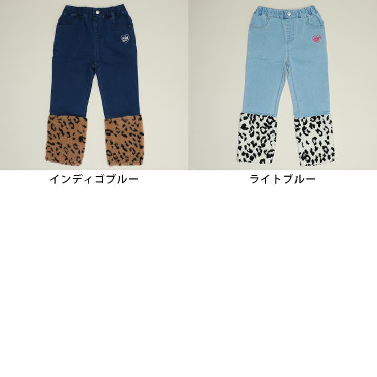 アニマル柄ボア切替デニムロングパンツ 0926K | BABYDOLL | 詳細画像16 