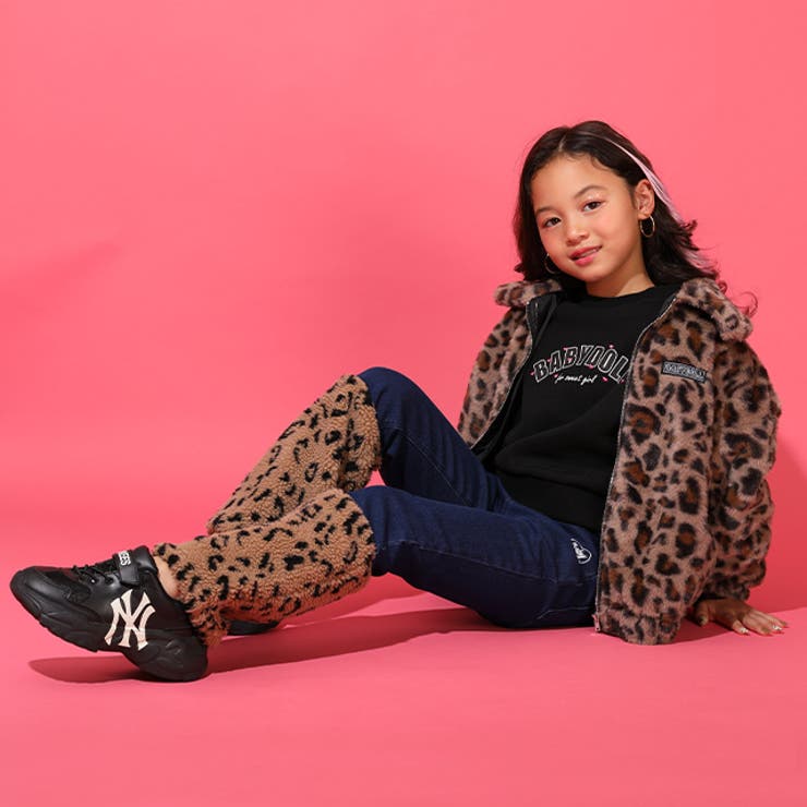 アニマル柄ボア切替デニムロングパンツ 0926K | BABYDOLL | 詳細画像15 