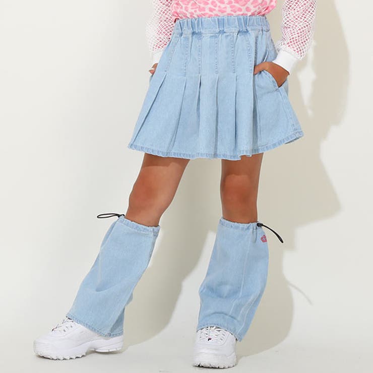 レッグカバー付きデニムスカート 0936K[品番：BYDK0007545]｜BABYDOLL